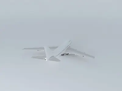 Template Boeing 747 200B GE Free 3D model