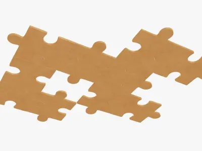 48-piece jigsaw puzzle Free 3D model
