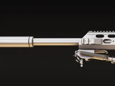 Tac 21 Sniper Rifle 3D model