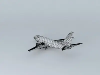 IAMC Boeing 737 300F 2321 Free 3D model