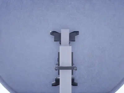 radio telescope 2 3D model Free low-poly 3D model