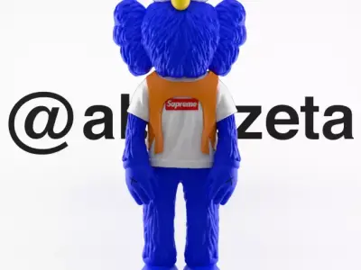 Kaws BFF Supreme Chest Virgil Abloh Louis Vuitton for Print 3D print model