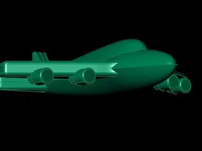 Airplane Pendant 3D print model
