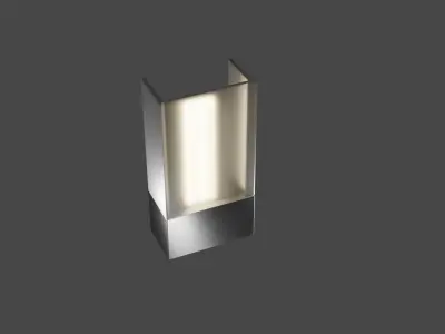 Outdoor lamp wall mount Free low-poly 3D model