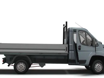 Citroen Jumper SingleCab Tipper HQInterior 2023 3D model