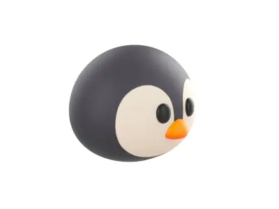 Prop187 Penguin Head 3D model