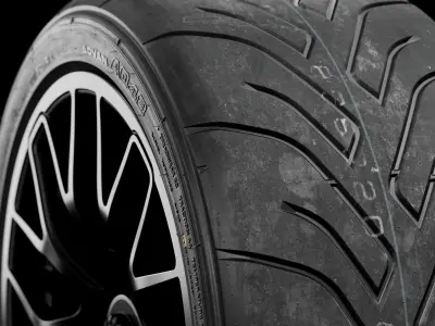 Yokohama Advan A048 New 3D model