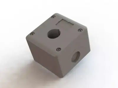 Caixa Botoeira WEG PBW 1 Button Box 3D model