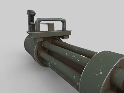 machine gun 3D model