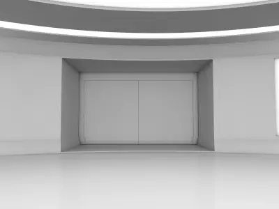 Modern Empty Room 3D model