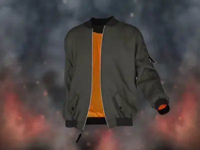 Bomber Jacket 3D model