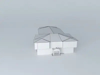 Cultural center 3D model