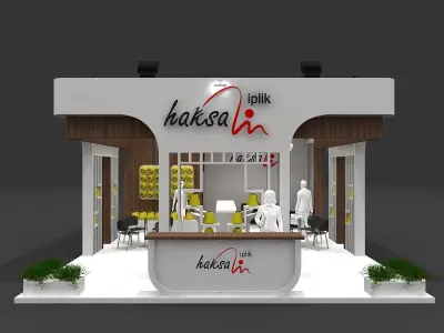 Exhibition Stand - ST0074 3D model