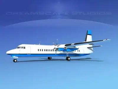 Fokker F-60 Corporate 1 3D model