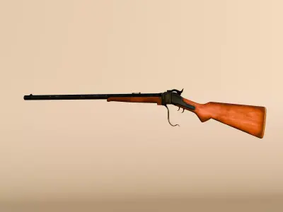 Sharp 1874 Rifle 3D model