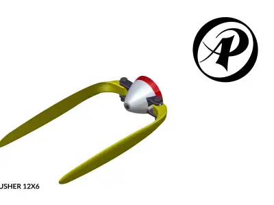 Folding Propeller AP-PR-009 12-6 3D print model