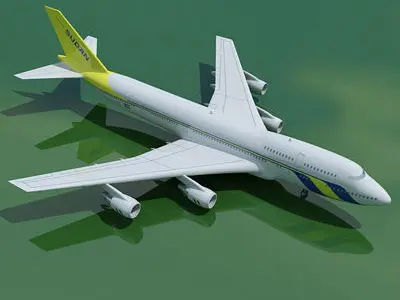 Sudan Airways Boeing 3D model