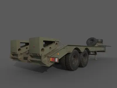 Tank Trailer 3D model