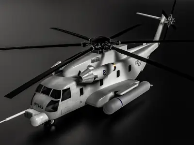 Sikorsky MH-53 Pavelow 3D model