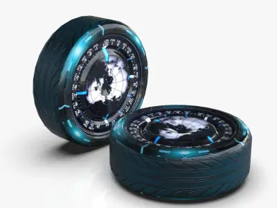 D3 Jant Maresal3d Low-poly 3D model