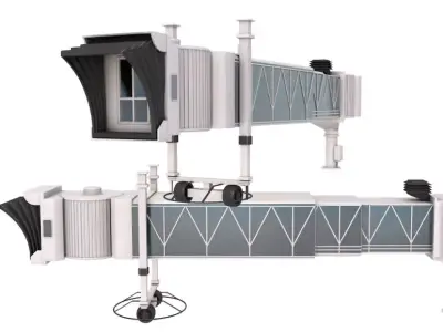 Airport Passenger Boarding Jetway Bridge 3D model