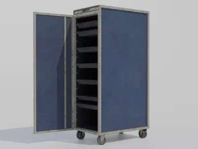 Service trolley 3D model