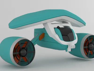 Underwater Scooter 3D model