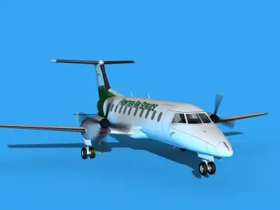 Embraer EMB120 Frontier Air Service 3D model