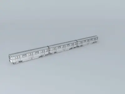 Train,Subway car Free 3D model