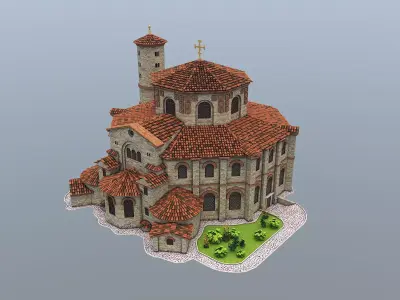 San-Vitale cathedral 3D model