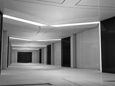 Sci Fi Interior 3D model 88