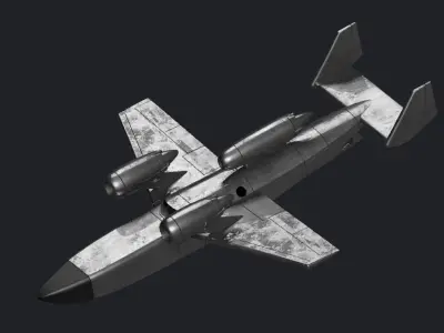 Convair Submarine Aircraft 3D print model