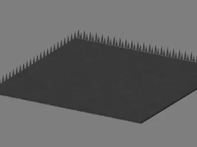 Spiky Floor 3D model