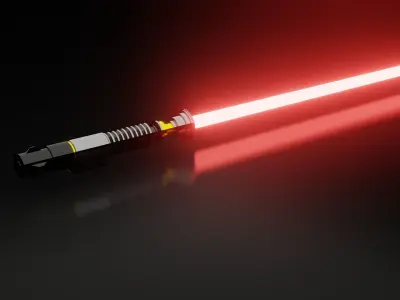 Light Saber -Starwars Low-poly 3D model