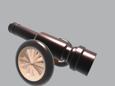 cannon ramadan Free 3D model