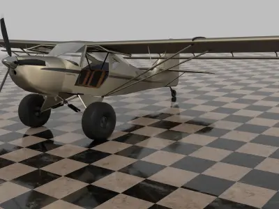 Kitfox - The Golden Fox 3D model
