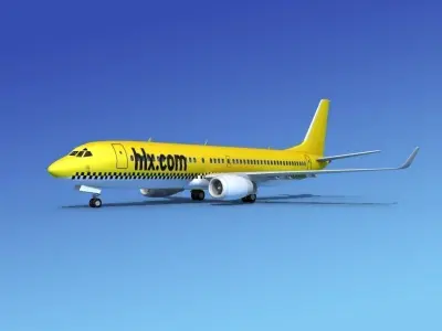 Boeing 737-800 HLX 3D model