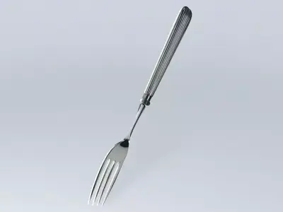 TITANIC1st Class Dessert Fork Replica Free 3D model