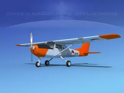 Cessna T-41 Mescalero Royal Netherlands 3D model
