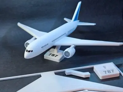 Boeing 787 Dreamliner 3D Printable Model Kit 3D print model
