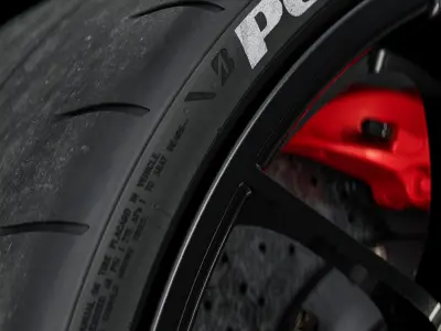 Bridgestone Potenza Race 305 30 ZR20 3D model