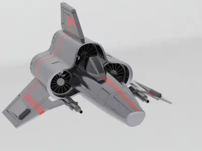 Viper Fighter Free 3D model
