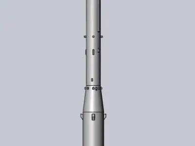 Ariane 1 Rocket Model 3D print model