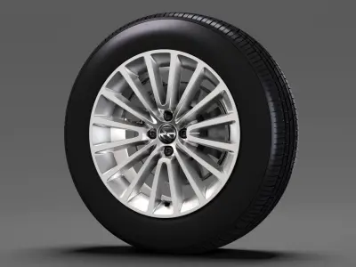 Volkswagen Up wheel 2017 3D model