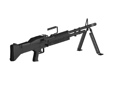 M60 machine gun 3D model