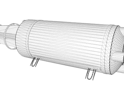 FOAB Bomb Low-poly 3D model
