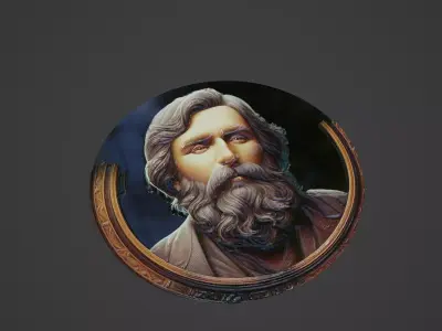 Rousseau Medallion 3D print model