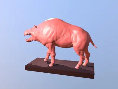 Printable Realistic Daeodon Free 3D model