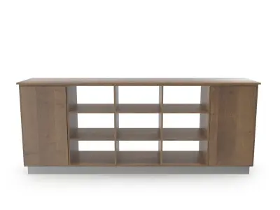 Cabinet of books A Free 3D model