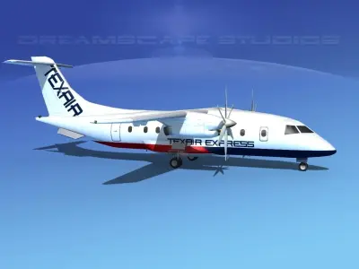 Dornier Do-328-130 Texair 3D model